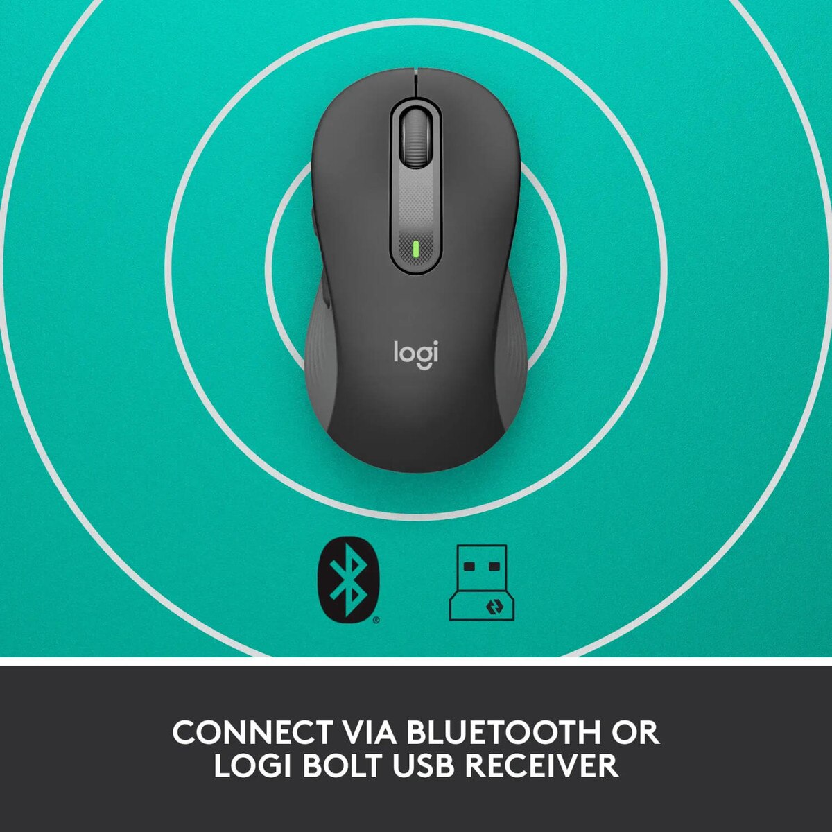 Logitech Signature M650 Silent Bluetooth Mouse - Graphite